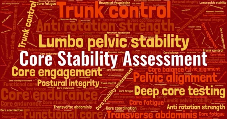 Core Stability Assessment Edmonton